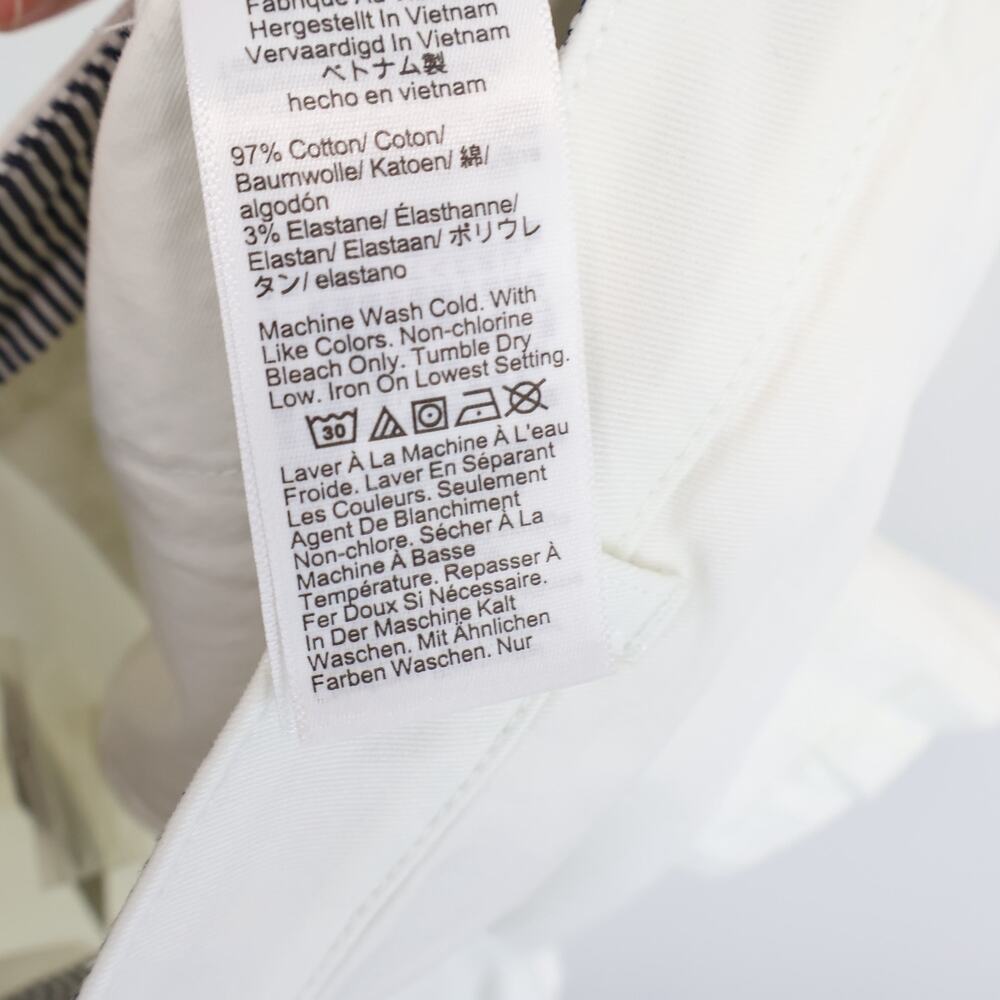 NWT J.Crew Women's 4" Heritage Classic Chino Short White Size 8 - Picture 8 of 9